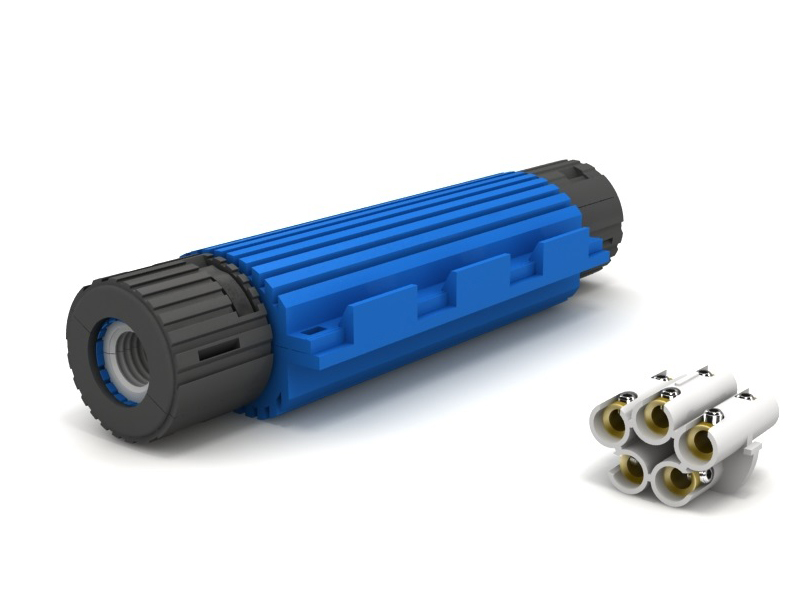 SHARK 6802-A GEL INSULATED IP68 JOINT c/w 5 CORECON 0,6/1 KV